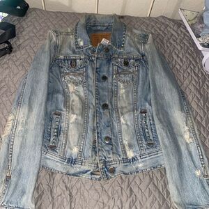 Abercrombie and fitch Jean jacket, Small, faded light blue